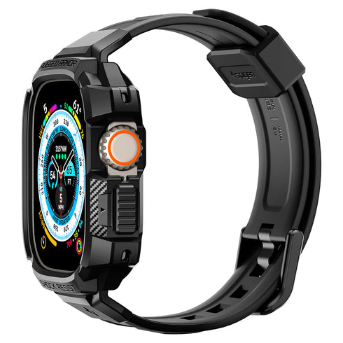 Spigen Apple Watch Ultra 3/2/1 (49mm) Capa + Pulseira – Rugged Armor Pro